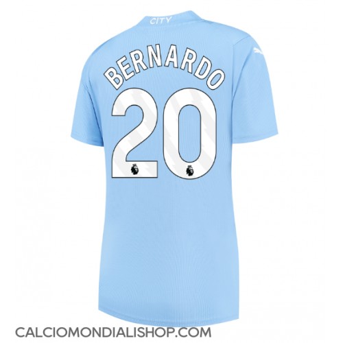 Maglie da calcio Manchester City Bernardo Silva #20 Prima Maglia Femminile 2023-24 Manica Corta